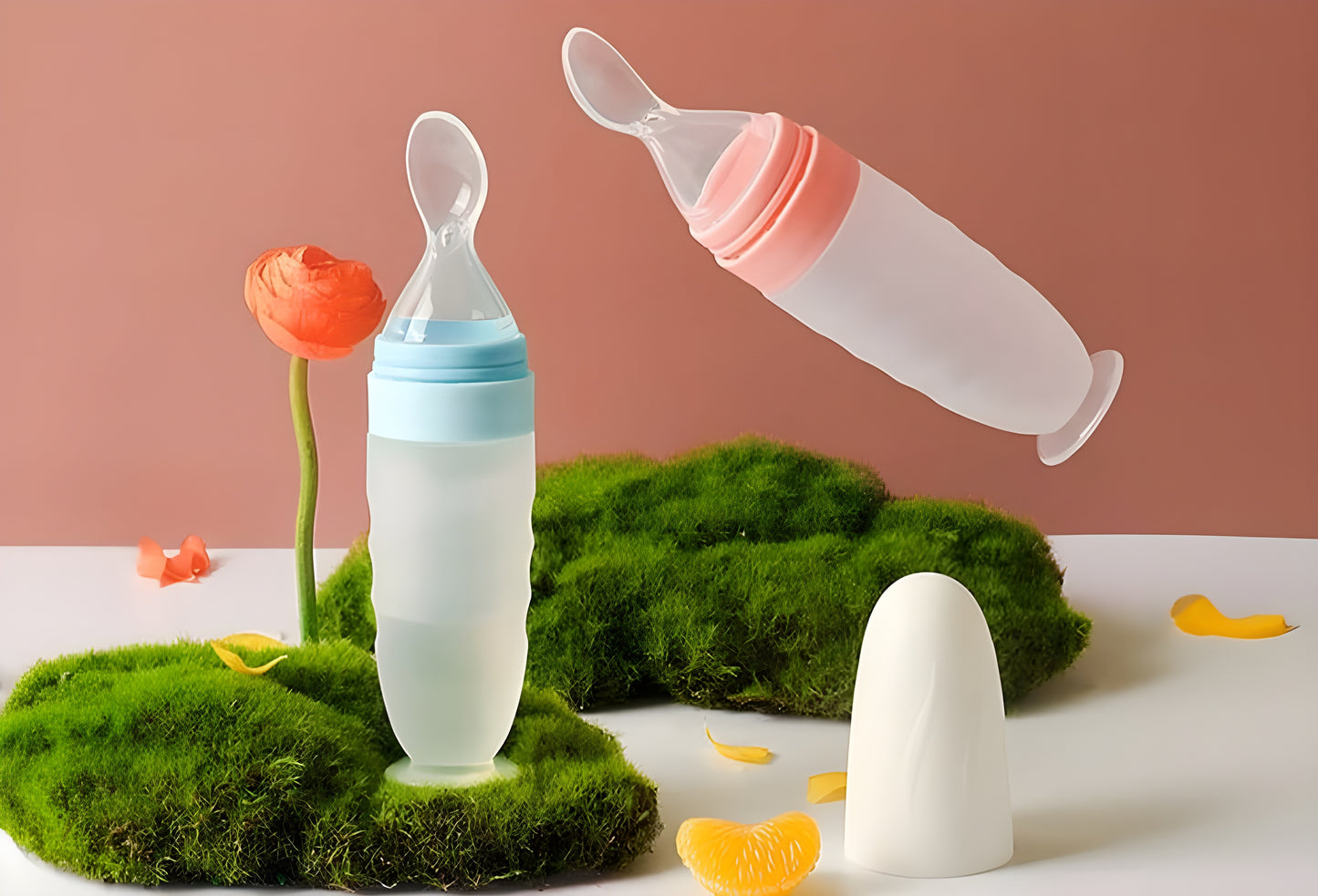 Premium Baby Food Squeeze Feeder Spoon