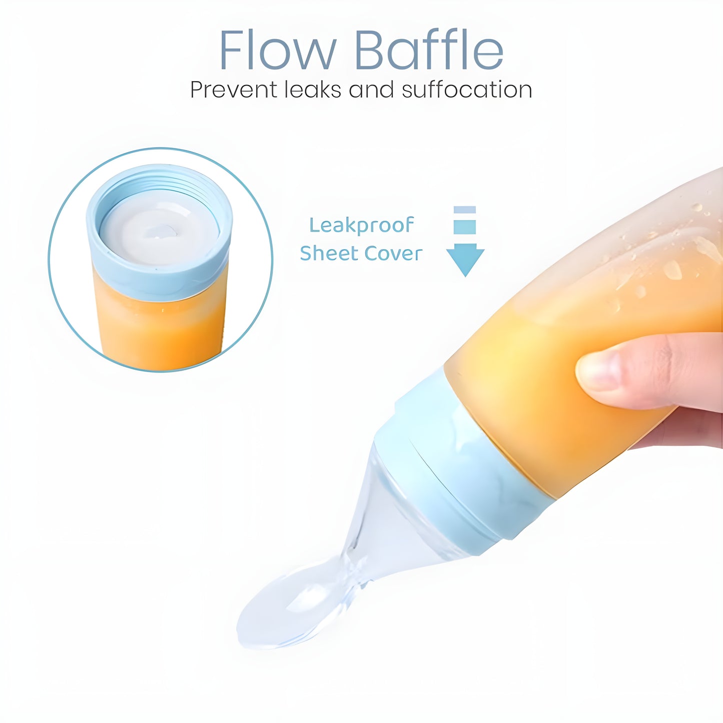 Premium Baby Food Squeeze Feeder Spoon